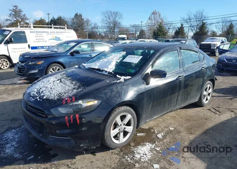 2016 Dodge Dart Sxt из США, поврежденный, VIN 1C3CDFBB9GD728054